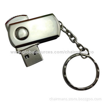 Swivel USB Flash Drive with 2-256GB Capacity Available